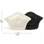 Shoe Heel Grips with Non-Slip Embossed Surface and Foam Cushion, Trim-to-Fit Pair All Vera Mart