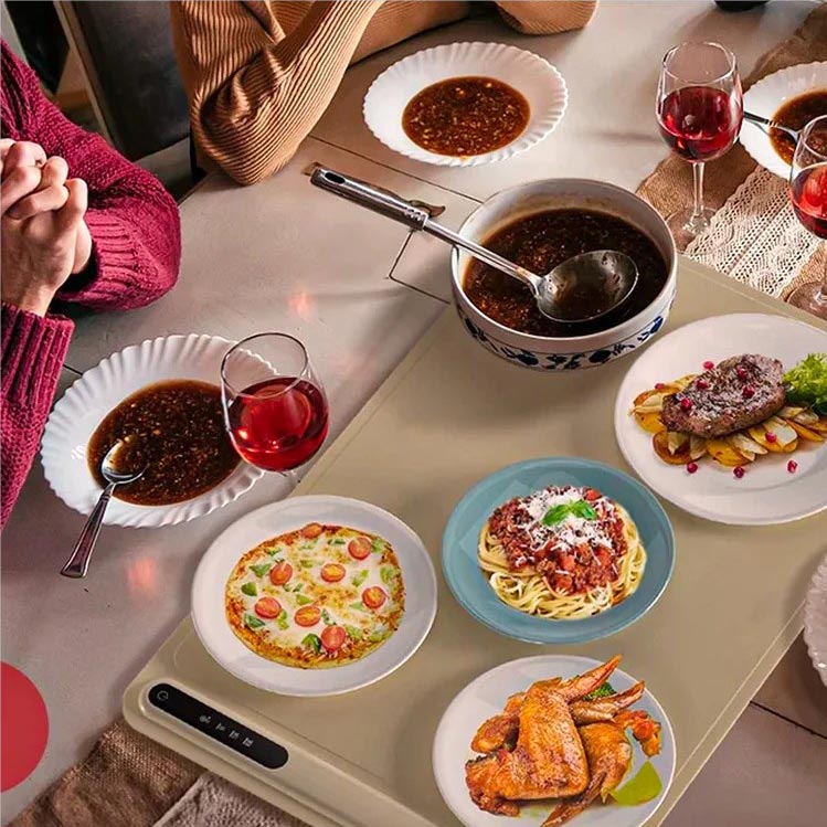 Food Warming Tray with 17 Temperature Settings and 6-Hour Timer All Vera Mart