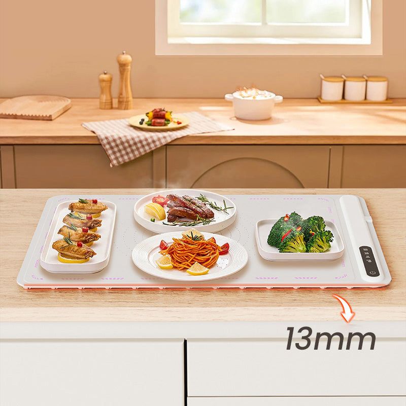 Food Warming Tray with 17 Temperature Settings and 6-Hour Timer All Vera Mart