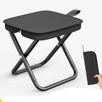 Folding Camping Chair with Steel Frame and Elastic Rope Lock, 160lb Capacity All Vera Mart