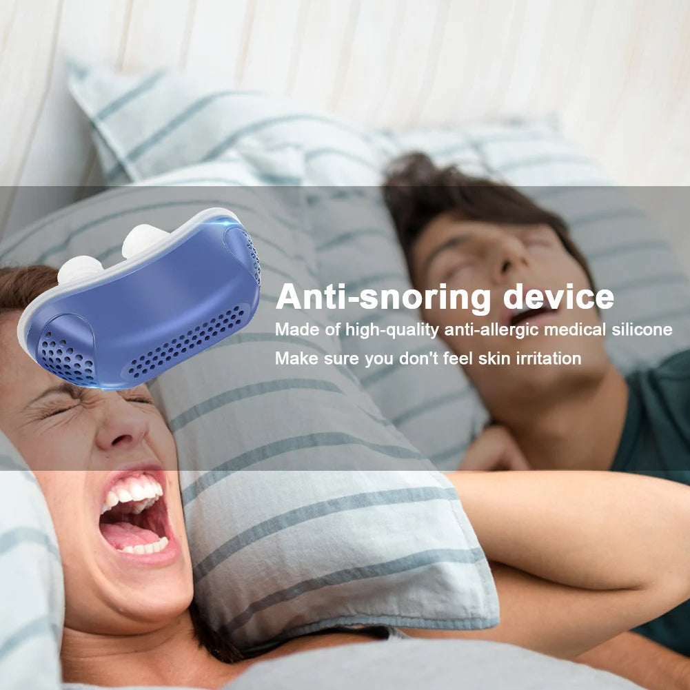 Rechargeable Nasal Device with Three Airflow Settings and Silicone Clip Strap All Vera Mart