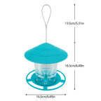 Hexagonal Bird Feeder with Gravity Seed Dispenser and Weather Resistant Design All Vera Mart
