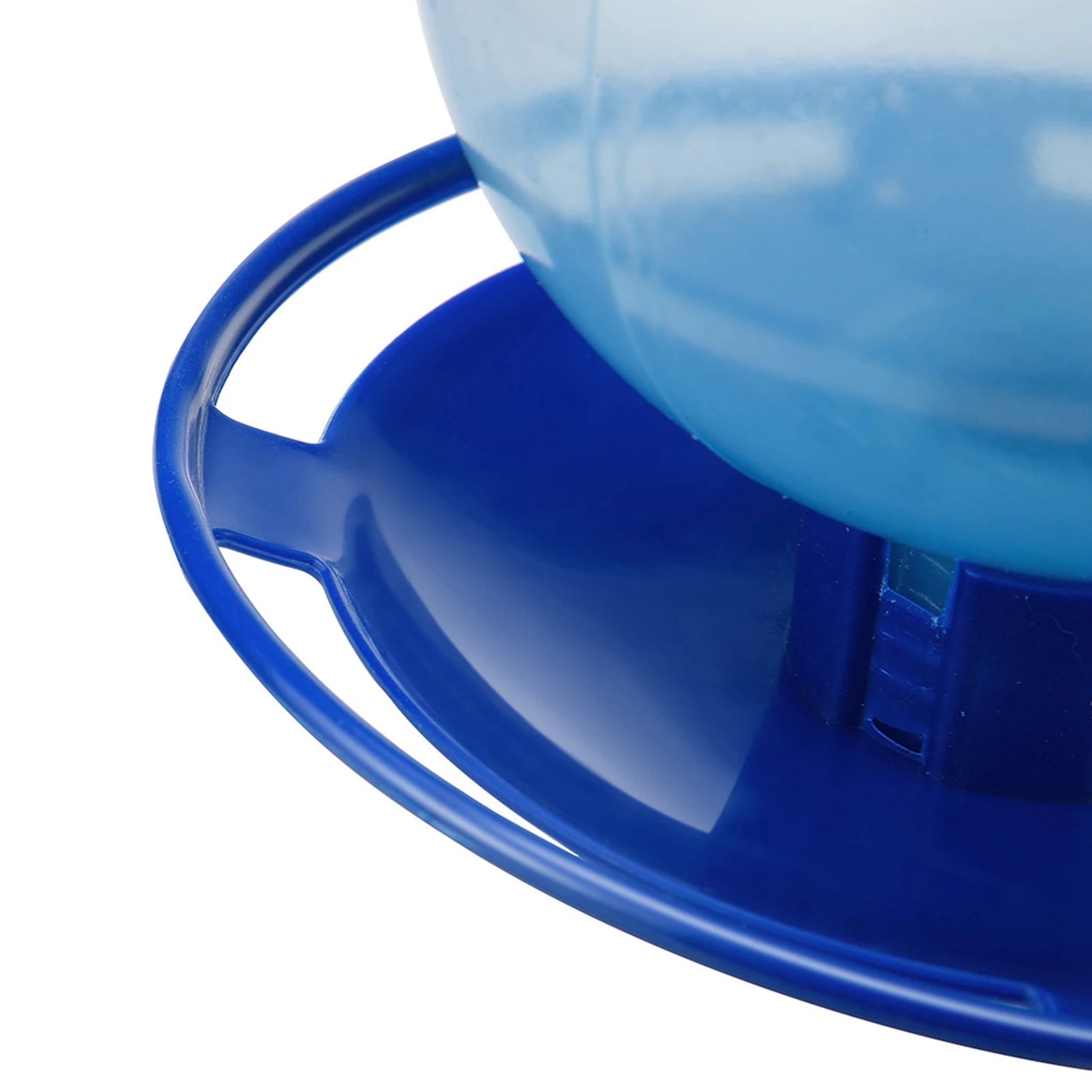 Hanging Bird Water Feeder with Wrap-Around Perch and Clear Raindrop Design All Vera Mart