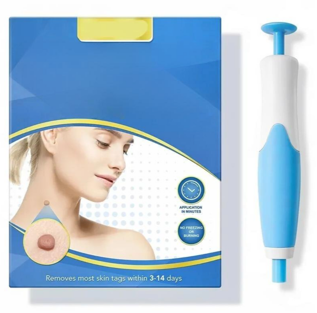 Skin Tag Removal Kit with Dual Heads and 40 Silicone Bands, Cleansing Wipes All Vera Mart
