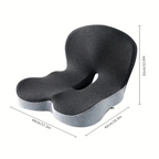 L-Shaped Memory Foam Cushion with Lumbar Support and Removable Washable Cover All Vera Mart