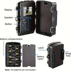 Trail Camera with No-Glow Infrared and 1080P HD Video, 16MP Photos All Vera Mart