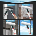 Telescopic Window Cleaning Tool with Integrated Spray and Microfiber Pad, 51-Inch Reach All Vera Mart