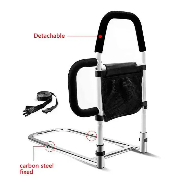 Bed Assist Handle with Foam-Padded Grip and Adjustable Anchor Straps, Tool-Free Setup All Vera Mart