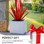 Metal Plant Sculpture with Weatherproof Steel and Rustic Finish, Indoor Outdoor Accent All Vera Mart