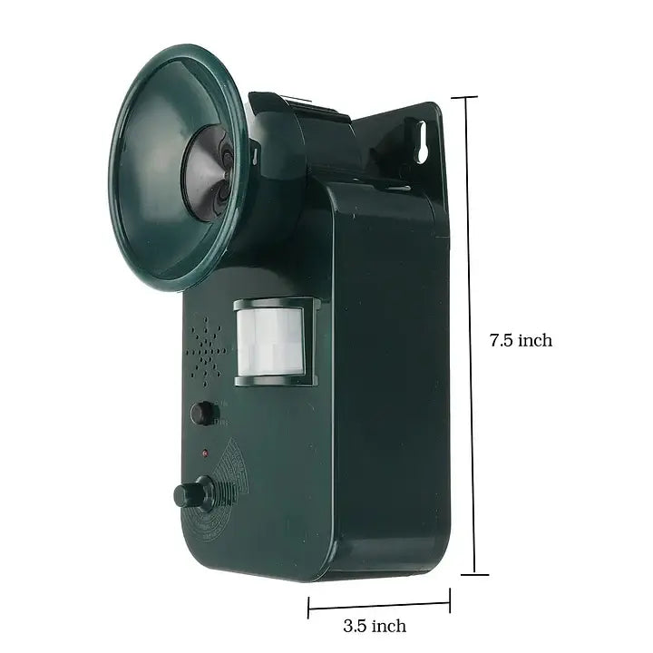 Ultrasonic Animal Repeller with Adjustable Frequency and Motion Sensor, 5,000 Sqft All Vera Mart