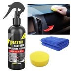Black Plastic Trim Restorer with Ceramic Coating and UV Protection, 10.1oz All Vera Mart