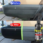 Black Plastic Trim Restorer with Ceramic Coating and UV Protection, 10.1oz All Vera Mart