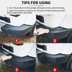 Black Plastic Trim Restorer with Ceramic Coating and UV Protection, 10.1oz All Vera Mart