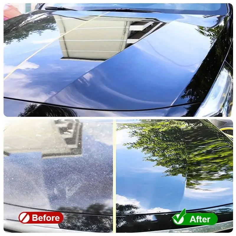 Ceramic Car Coating with Hydrophobic Protection and Microfiber Towel, Up to 12-Month Gloss All Vera Mart