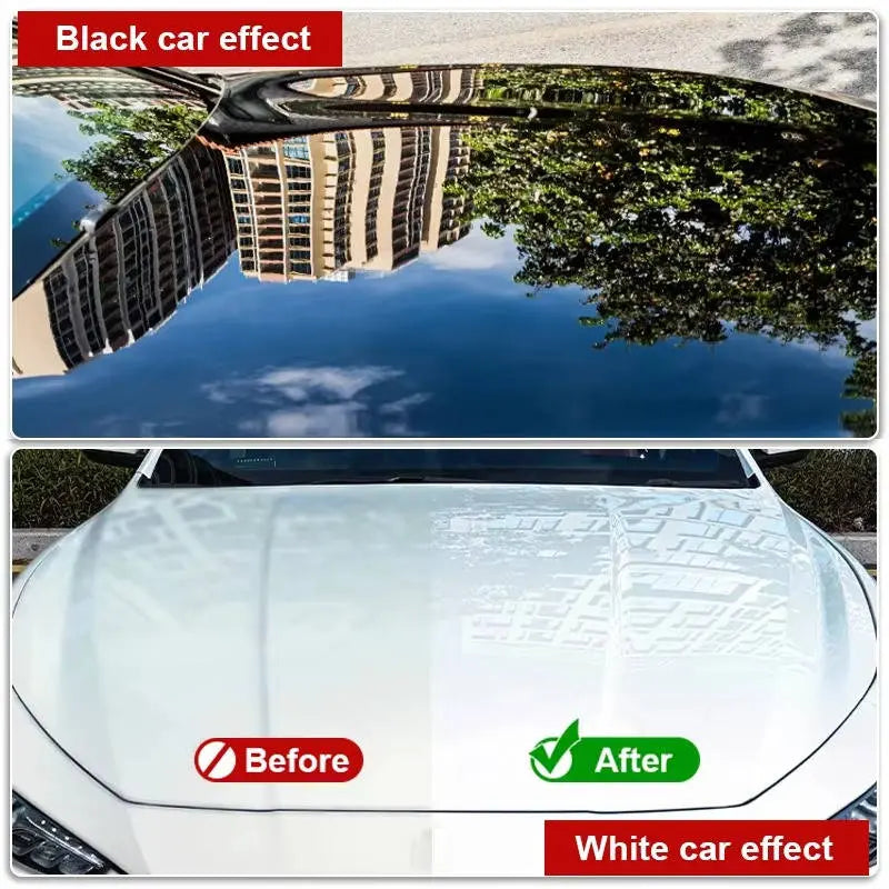 Ceramic Car Coating with Hydrophobic Protection and Microfiber Towel, Up to 12-Month Gloss All Vera Mart