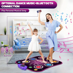 Dance Mat for Kids with Flashing Arrow Lights and Wireless Music Connection All Vera Mart