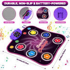 Dance Mat for Kids with Flashing Arrow Lights and Wireless Music Connection All Vera Mart