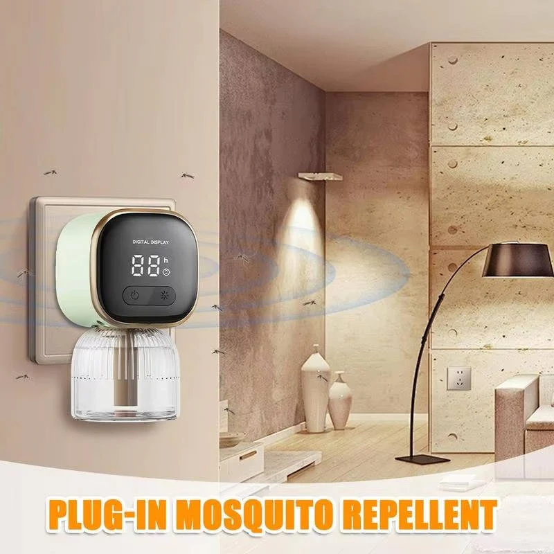 Mosquito Repellent Diffuser with Digital Timer and Night Light Display for Bedrooms All Vera Mart
