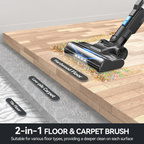 Cordless Stick Vacuum with Motorized Brush Head and LED Headlights, 45-Minute Runtime All Vera Mart
