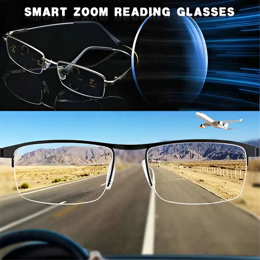 Progressive Photochromic Glasses with Anti-Reflective Coating and Blue Light Filter All Vera Mart