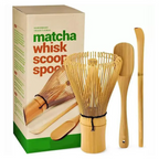 Matcha Whisk Set with Bamboo Spoon and Ceramic Bowl All Vera Mart