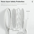 Bug Zapper Racket with Fast USB-C Charging and Adjustable Pivoting Head, Stand Included All Vera Mart