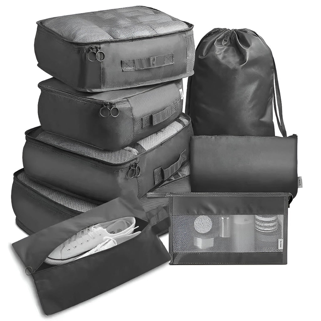 Packing Cubes Set with Mesh Panels and Compression Design, 7-Piece Travel Organizer All Vera Mart