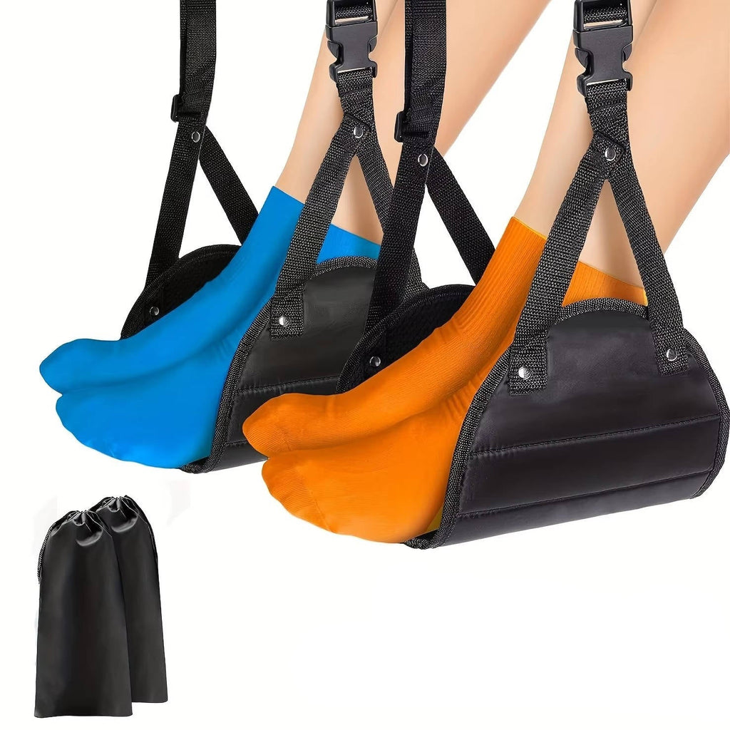 Foot Hammock with Adjustable Height and Dual Buckle System, 2-Pack All Vera Mart