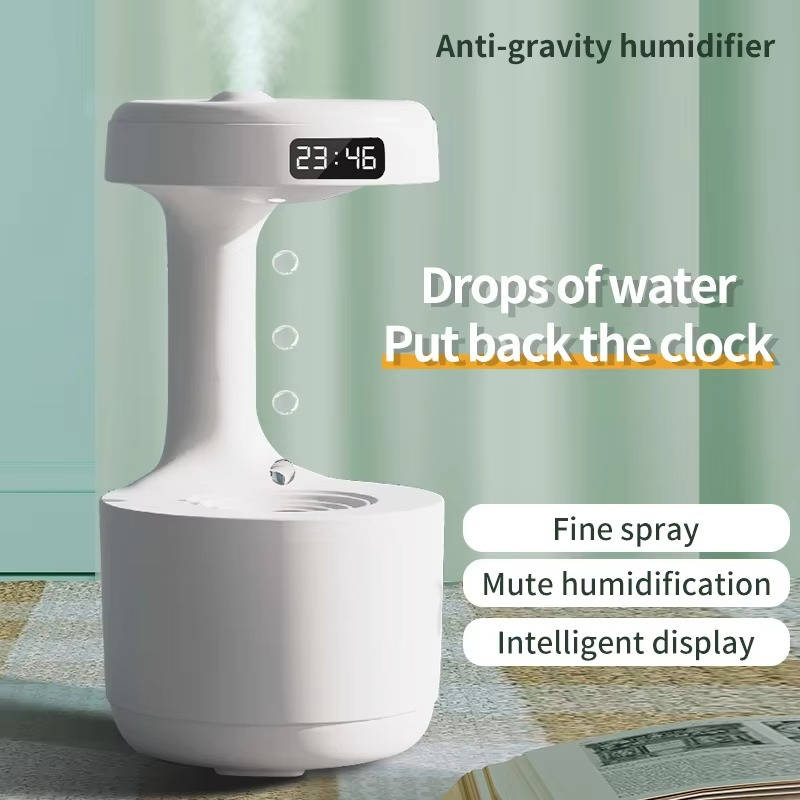 Compact Ultrasonic Humidifier with UV Filtration and Adjustable Mist, 27oz Tank All Vera Mart