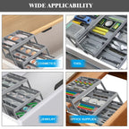 Foldable Drawer Organizer with Multiple Compartments and Vertical Storage All Vera Mart