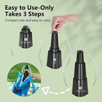 Spinning Fly Repellent Fan 4 Pack with Holographic Blades and Silent Motor for Outdoor Dining All Vera Mart