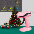 Rechargeable Glue Gun with Magnetic Base and 40 Adhesive Sticks, 60-Minute Runtime All Vera Mart