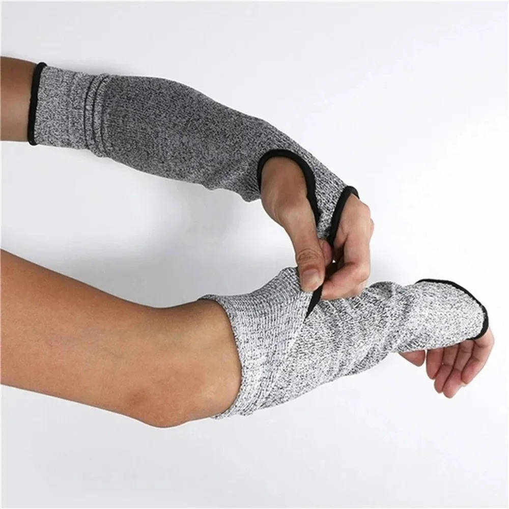 Forearm Protection Sleeves with Level 5 Cut Resistance and Breathable Weave All Vera Mart
