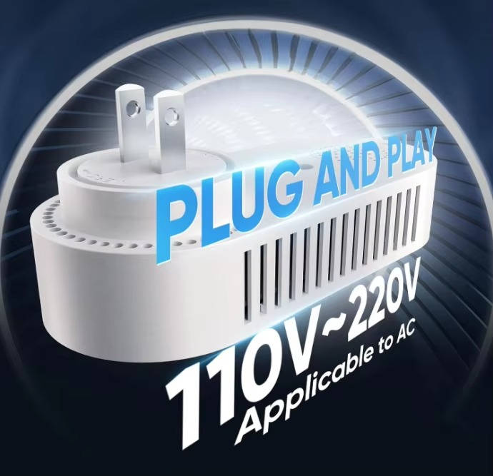 Plug In Carbon Monoxide and Natural Gas Detector with Temperature and Humidity Display All Vera Mart