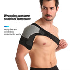 Adjustable Shoulder Compression Brace with Dual Straps and Ice Pack Pocket All Vera Mart