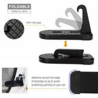 Aluminum Alloy Roof Rack Step with Rotatable Hook and Textured Grip, Window Breaker All Vera Mart