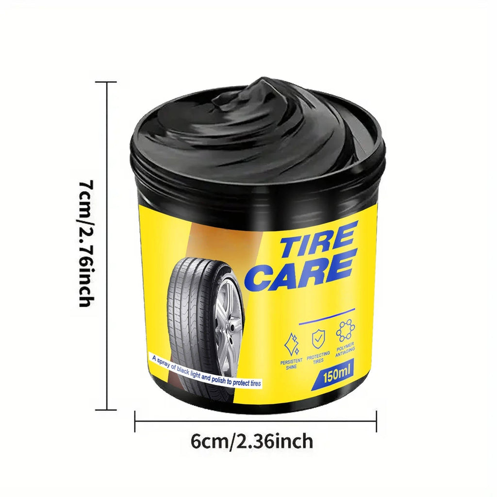 Glossy Black Tire Shine with UV Protection and Water Resistance All Vera Mart