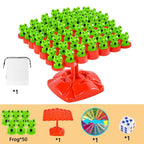 Balancing Frog Game with Number Cube and 50 Colorful Frogs All Vera Mart