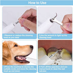 Dog Dental Scaler with LED Light and Negative Ion Technology, Rechargeable All Vera Mart