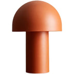 Bedside Table Lamp with Dome Shade and Wrought Iron Base, 40W All Vera Mart