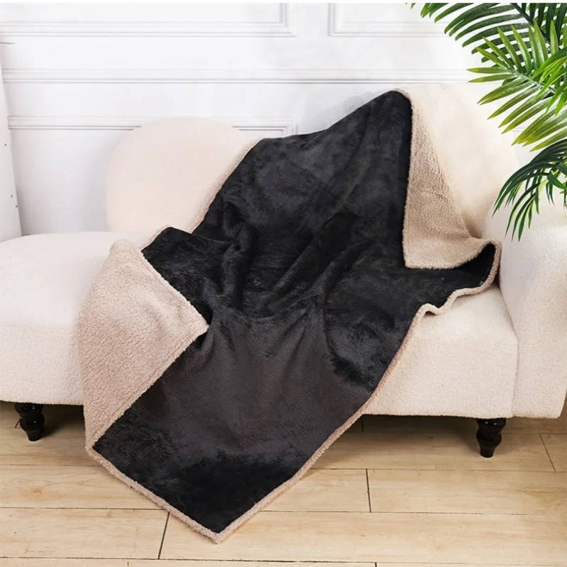 Waterproof Dog Blanket with Sherpa Fleece and Raised Edges for Furniture Protection All Vera Mart