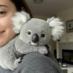 Weighted Koala Plush with Soft Fabric and Realistic Design, Portable Stress Tool All Vera Mart