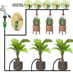 Automatic Drip Irrigation System with Adjustable Timer and Pressure Regulation All Vera Mart