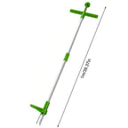 Stand Up Weed Puller with Three Claw Root Extraction and Foot Pedal All Vera Mart