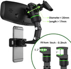 Rearview Mirror Phone Mount with 360 Degree Rotation and One Hand Release All Vera Mart