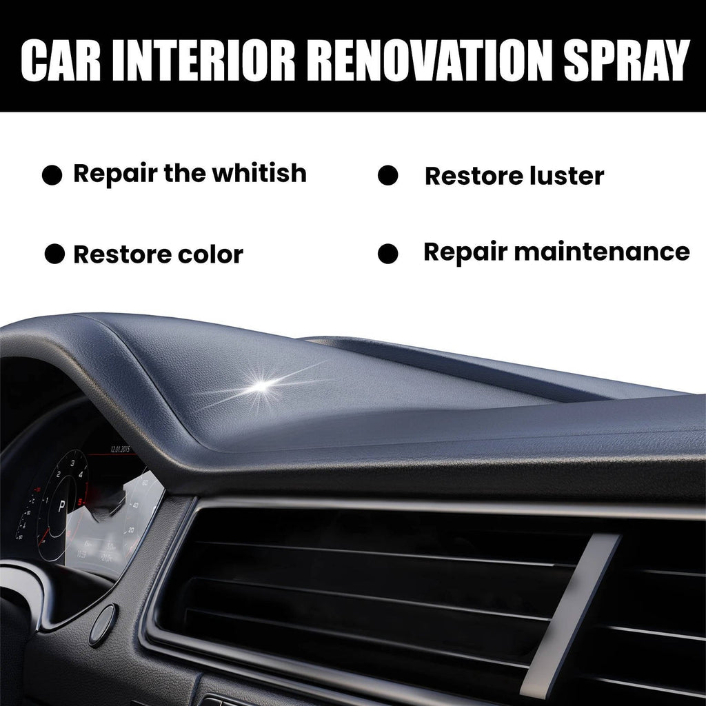 Car Interior Cleaner Spray Set with UV Protection and Multi-Surface Formula, 3 x 100ml All Vera Mart