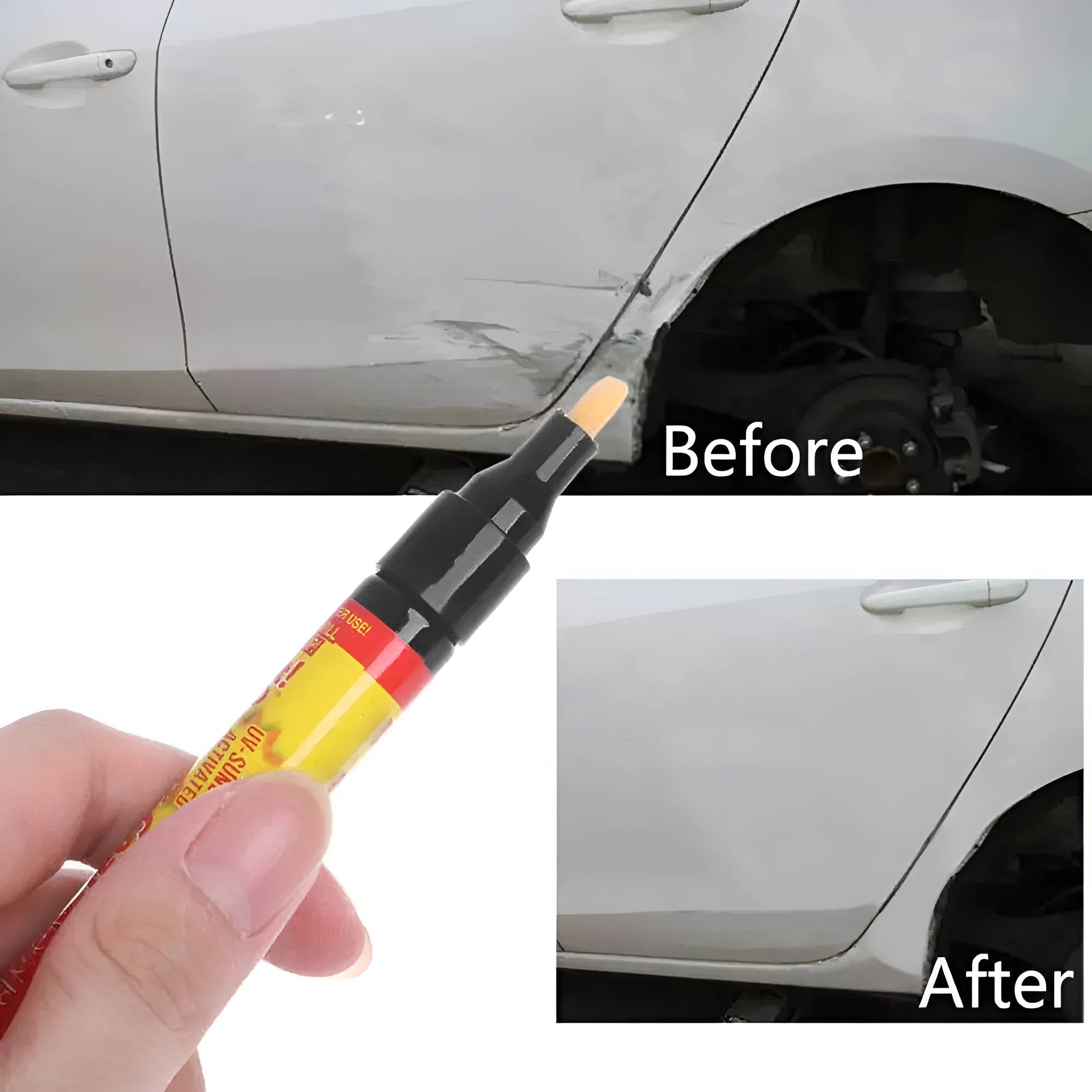 Car Scratch Repair Pen with Clear Formula and Precision Tip All Vera Mart