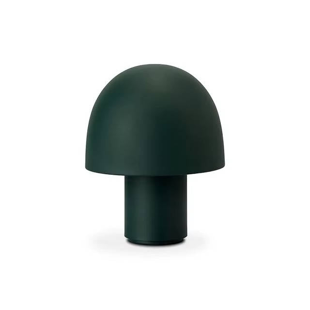 Bedside Table Lamp with Dome Shade and Wrought Iron Base, 40W All Vera Mart