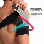 Adjustable Shoulder Compression Brace with Dual Straps and Ice Pack Pocket All Vera Mart