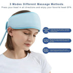 Wireless Head Massager with Six Airbags and Adjustable Heat, Three Modes All Vera Mart